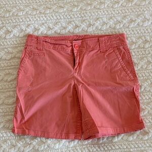 New York & Company Salmon Women's Bermudas